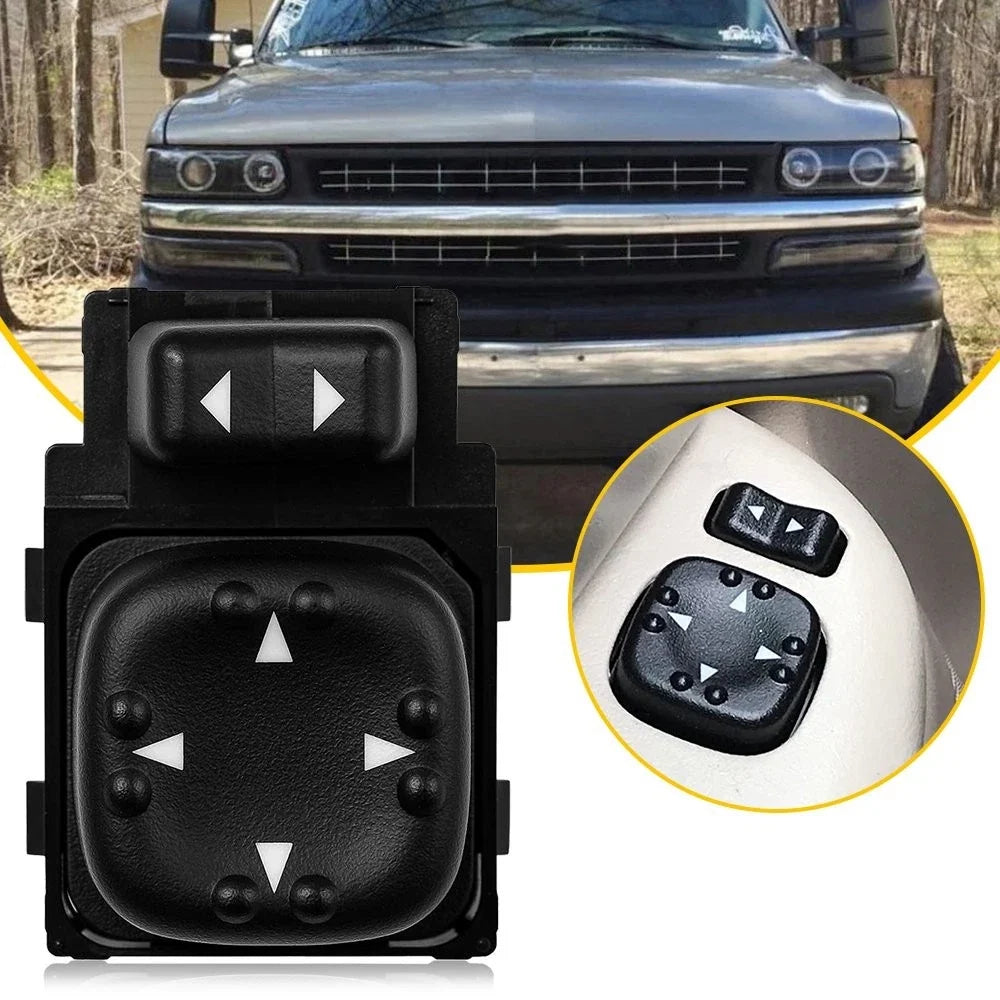 Left Driver Power Mirror Switch for Chevy Silverado GMC Sierra (2007–2013)
