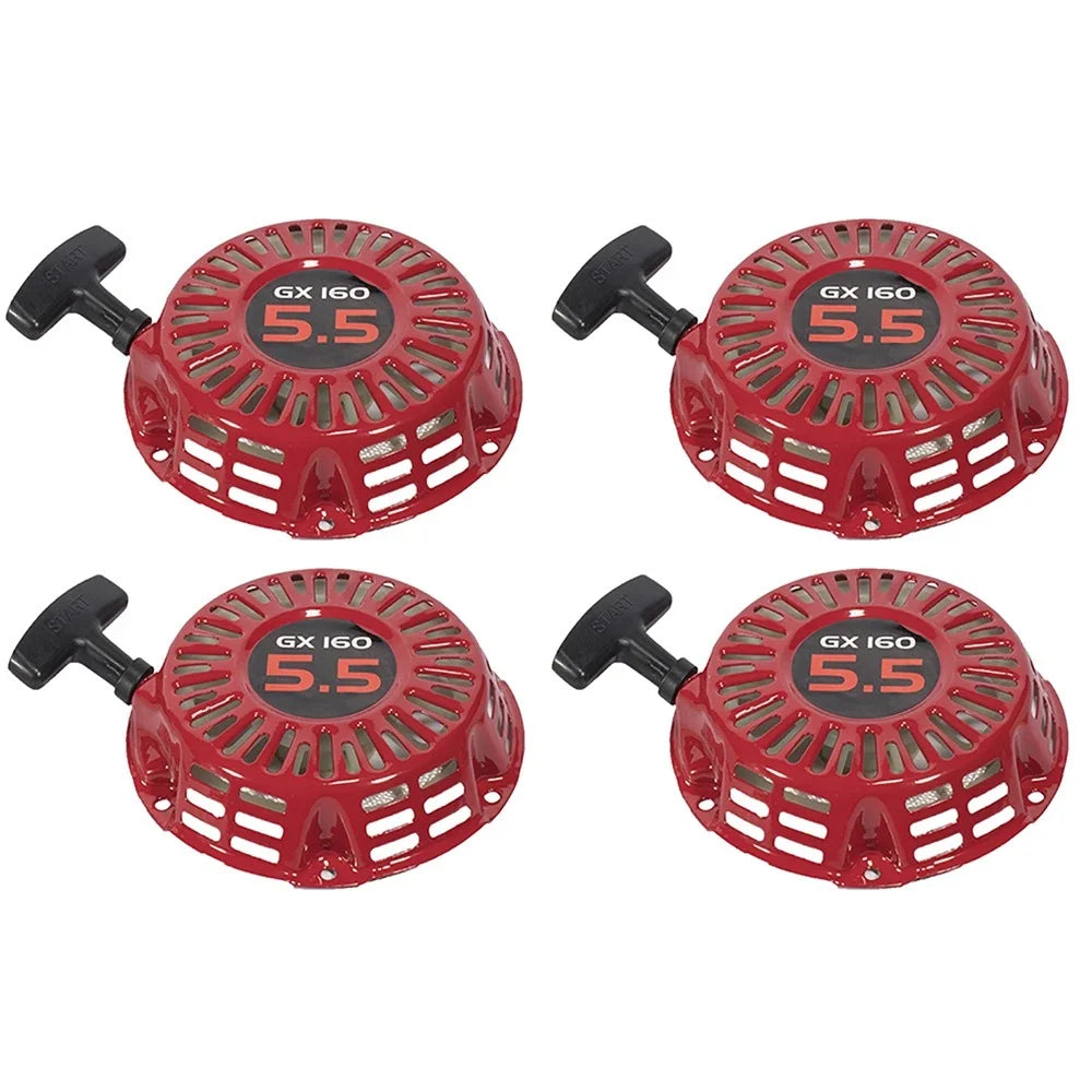 Pull Starter Recoil Assembly for Honda GX160 GX200 (5.5hp 6.5hp) 4-Pack