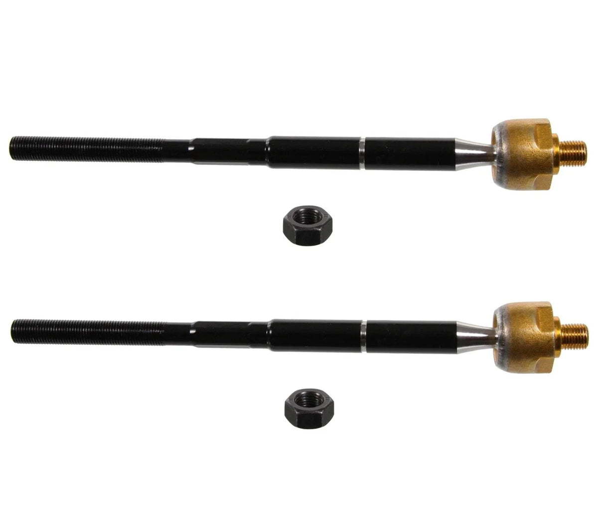 Set of 2 Inner Steering Tie Rod Ends for Dodge Caravan, Caliber, Compass, Patriot (2007–2019)