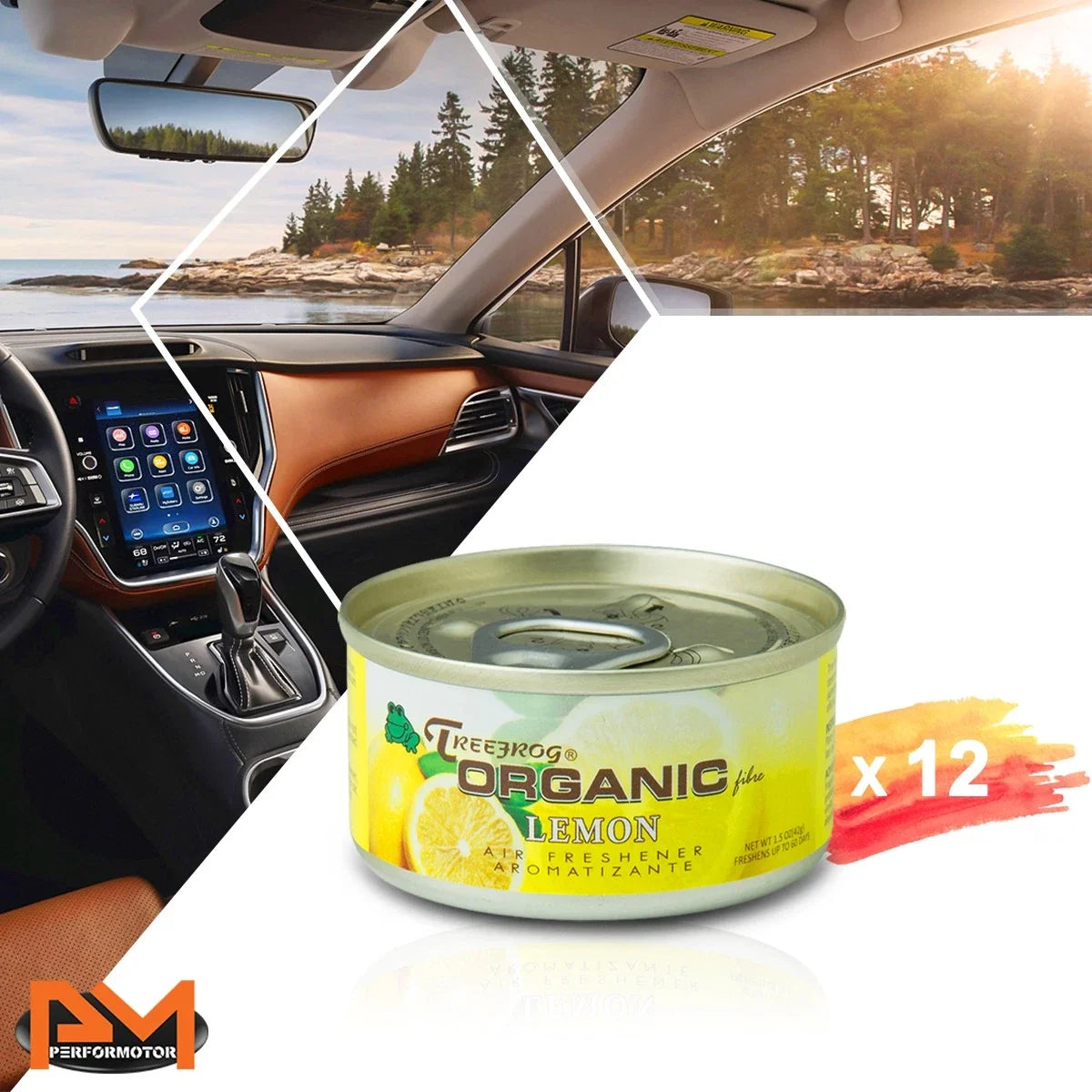 Lemon Scented Air Freshener (1.5 oz) for Car/Office Use