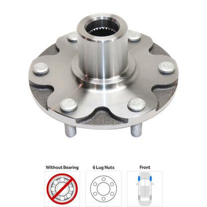 Wheel Hubs for Toyota Tacoma (2005–2009) Front Driver & Passenger Side 6 Lug 4WD