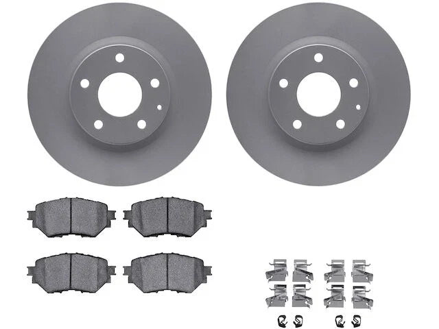 Front Brake Pad and Rotor Kit for Mazda 3 (2017–2018) TD386RF