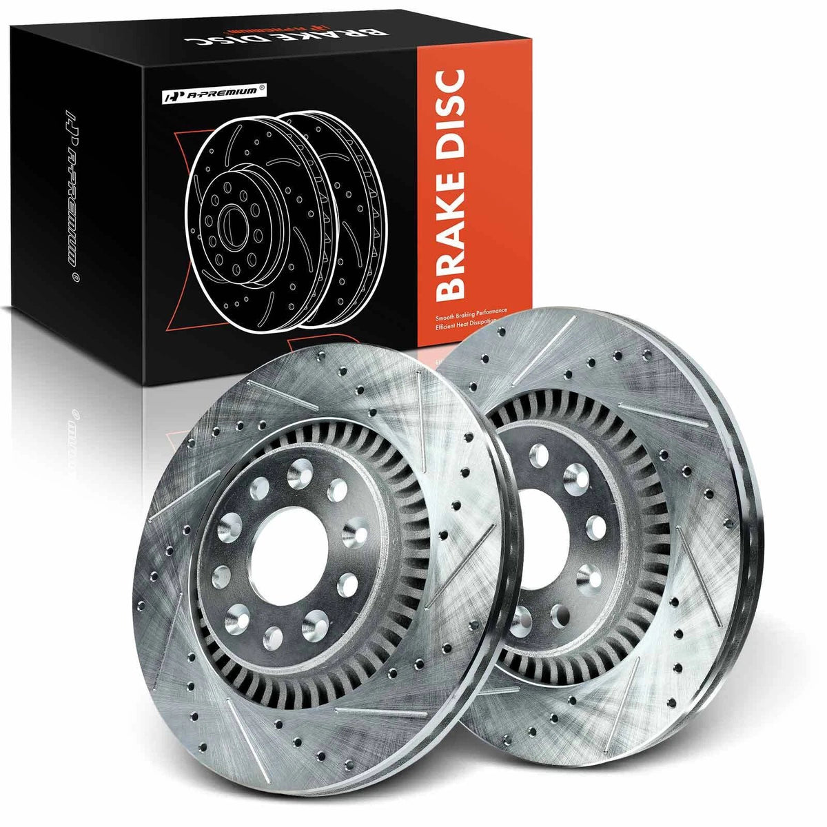 Front Side Drilled Brake Rotor for Ford Taurus Mercury Sable (2008–2009)