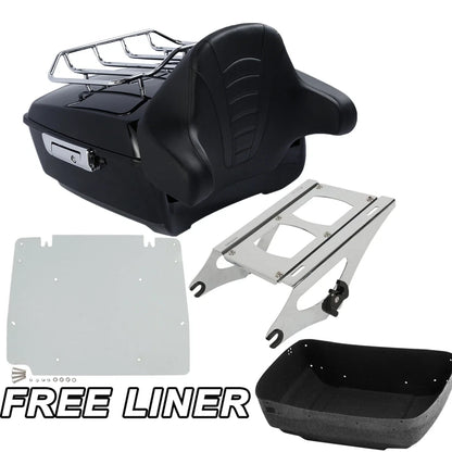 Trunk Backrest Rack Base Plate for Harley Touring (2014-2023)