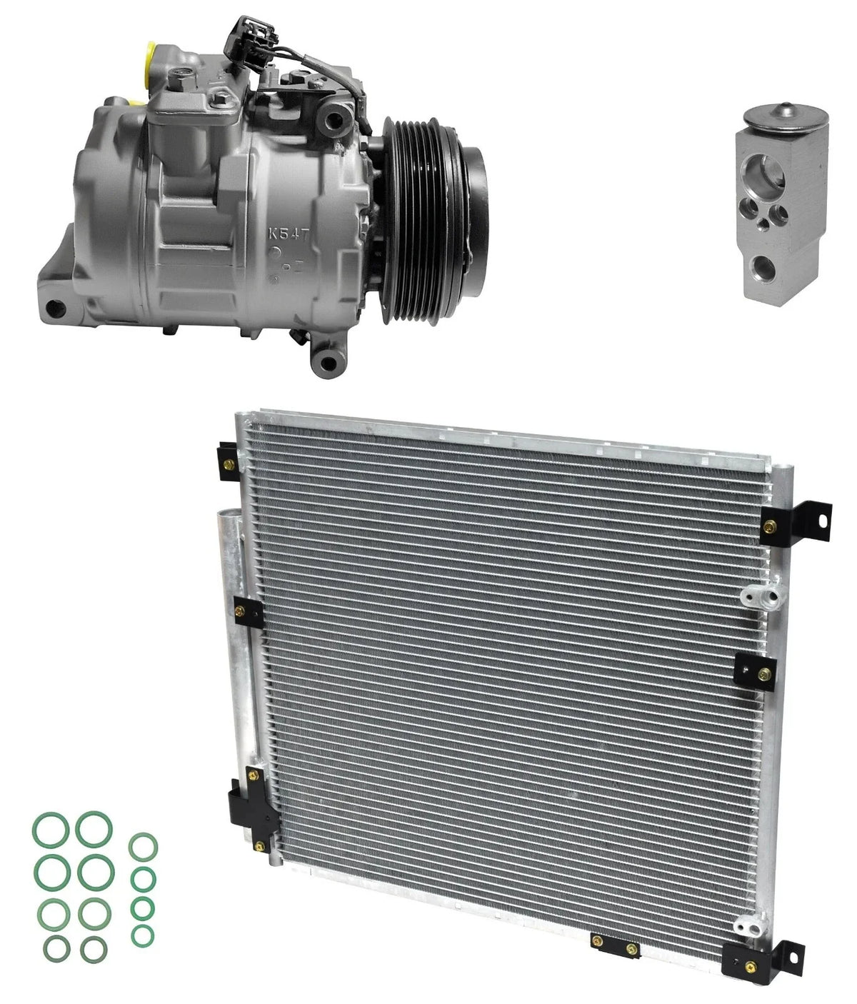 AC Compressor Kit with Condenser for Cadillac STS 4.4L V8 (2008–2008)