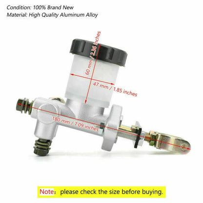 Brake Master Cylinder for Kandi KD-110 KD-150 KD-250 Buggy GoKart (T9)