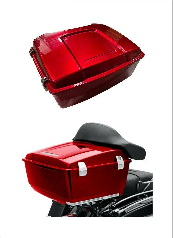 Tour Pak Trunk Luggage for Harley Electra Glide (1997–2013) - Red