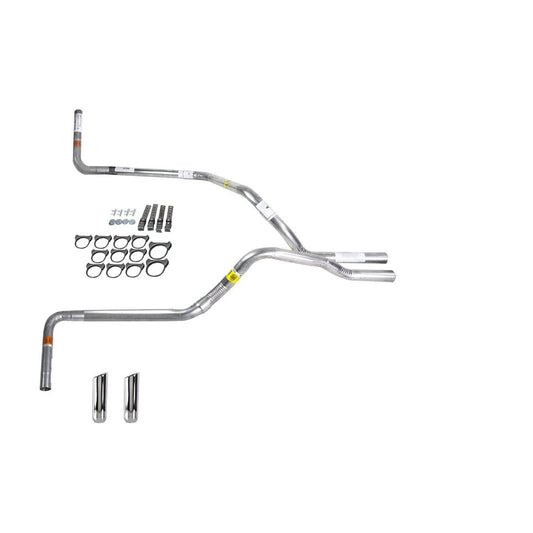 Dual Exhaust Pipe No Muffler for Tundra (2000–2007) RW Tip Side Exit