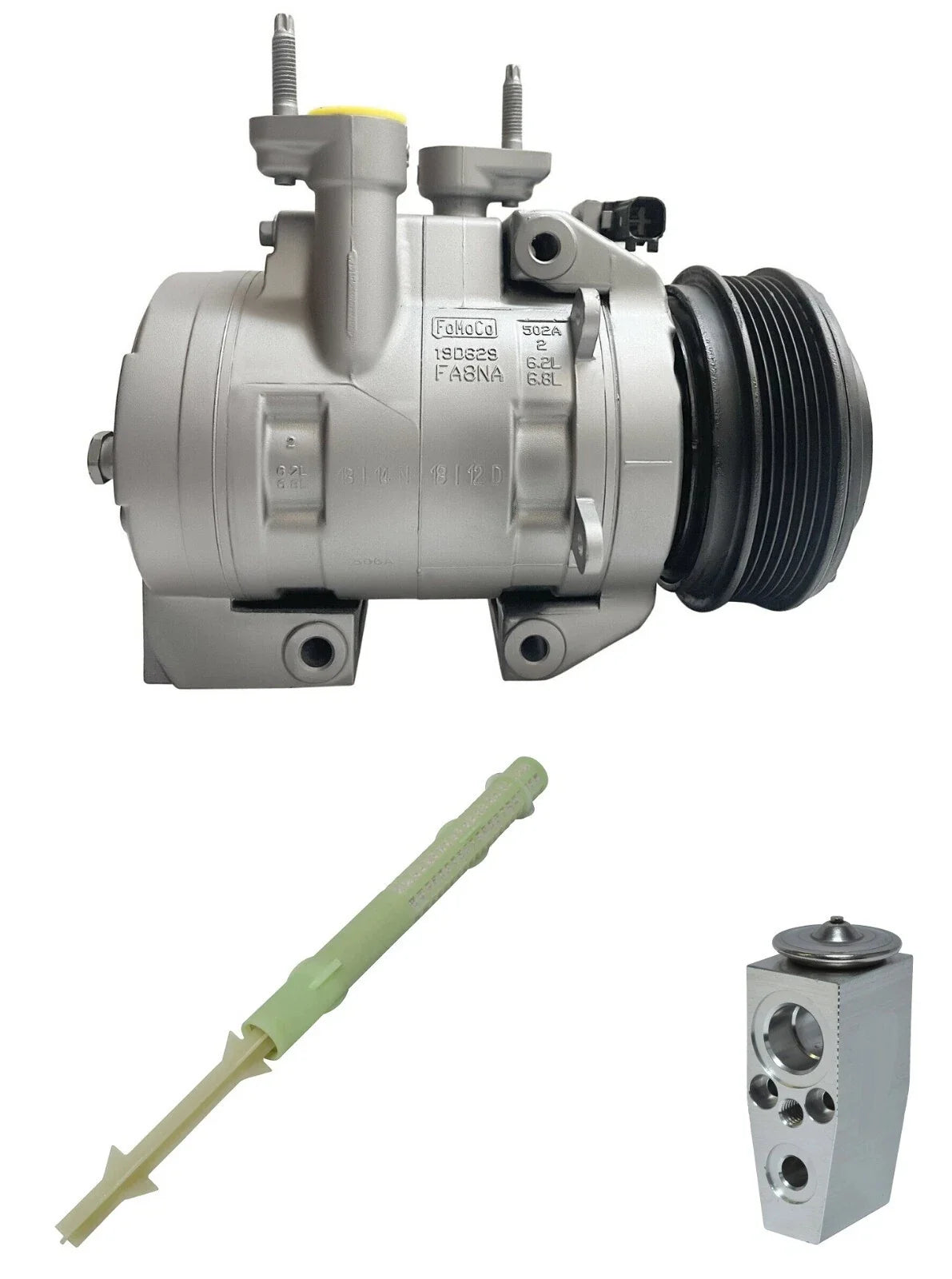 AC Compressor Kit Replacement for Ford F-450 Super Duty 6.8L (2017–2017)