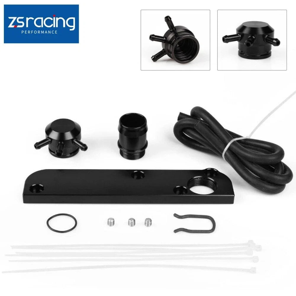 Torque Solution PCV Adapter Boost Cap Kit for Audi TT A4 A3 VW 2.0T FSI