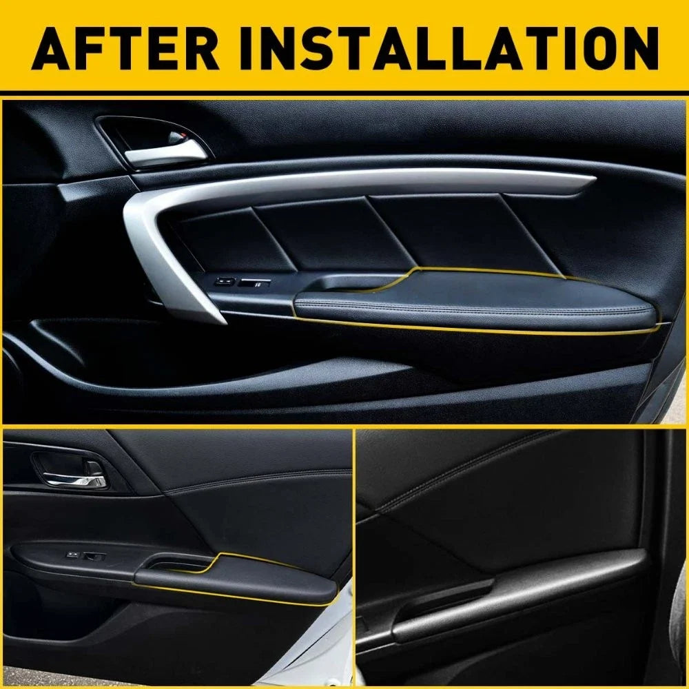 Door Armrest Panel Front Right Black for Honda Accord Coupe 2008-2012