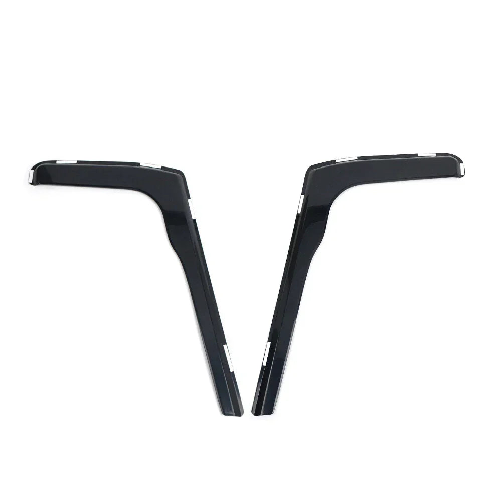 Black Window Visor Deflector Rain Shield for Ford Transit MK8 2013-2023