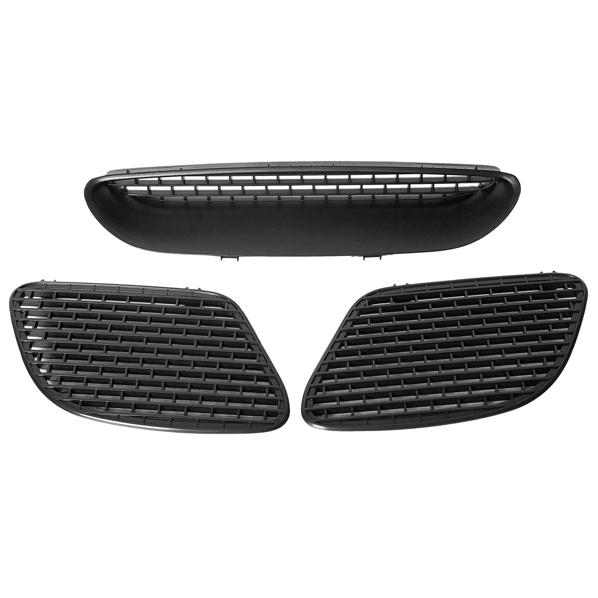 Front Hood Bezel Scoop Grille Set for Dodge Challenger SRT Hellcat (2015–2018)
