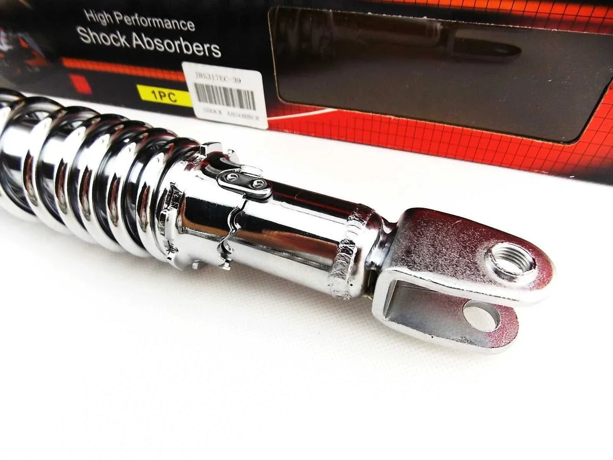 Chrome Rear Shock Absorbers 317mm for Honda CB200