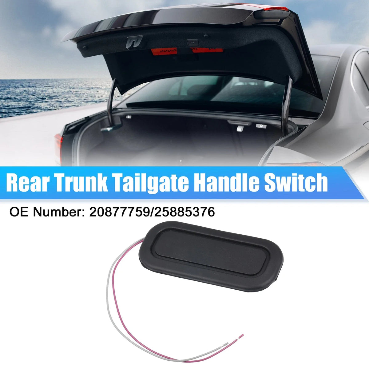 Rear Trunk Switch Button for Buick Enclave (2008–2017) No. 20877759