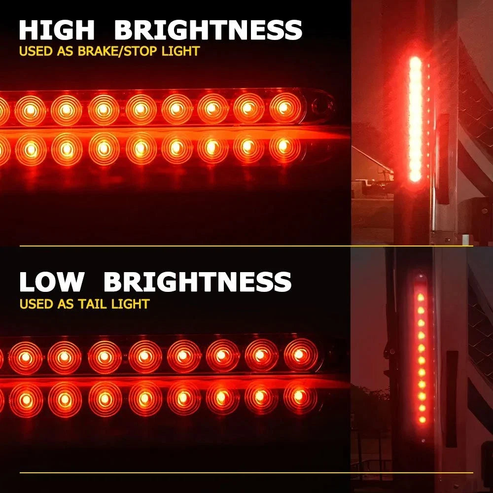 Truck Trailer 2X 16" LED Light Bar (11 LED) Kit