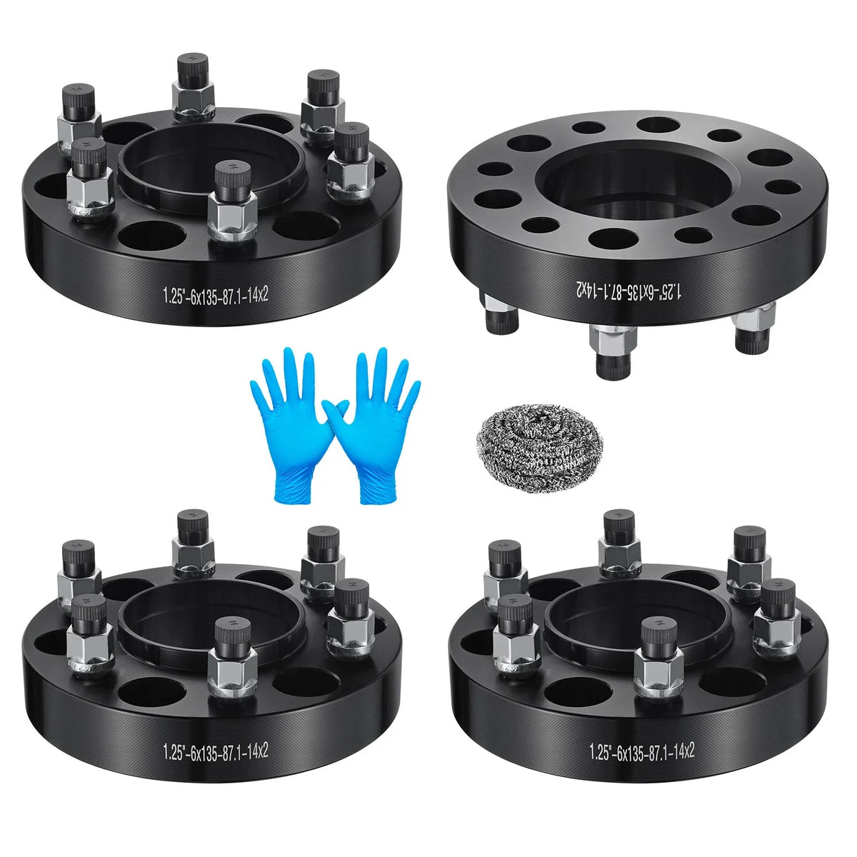 Set of 4 Hubcentric Wheel Spacers 1.25" for Ford Expedition (2003–2014)