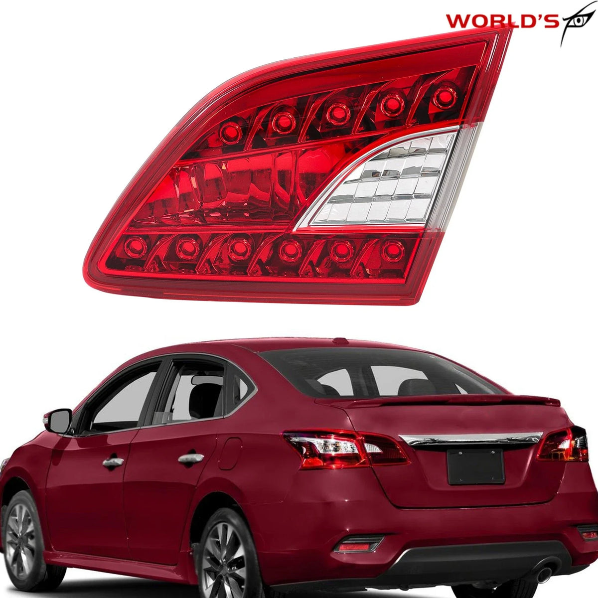 Right Inner Tail Light Assembly for Nissan Sentra (2013–2015)