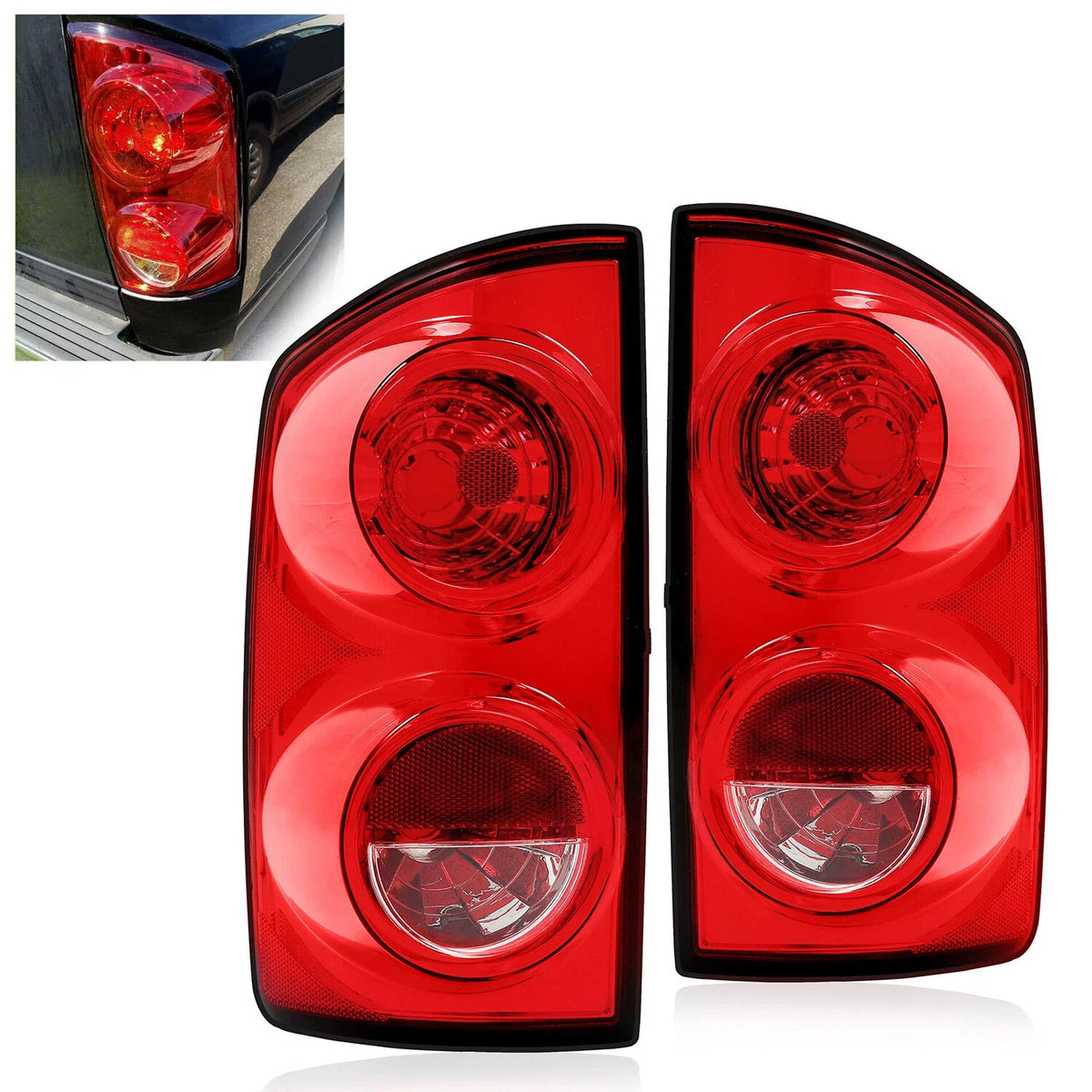 Tail Lights for Dodge Ram 1500 2007–2008, Ram 2500 3500 2007–2009