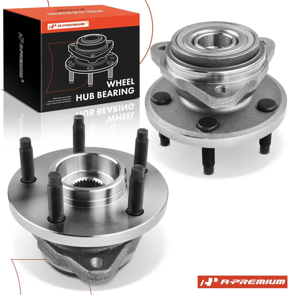 2X Front Wheel Bearing & Hub for Ford Ranger (2000–2001) Mazda B3000 4WD