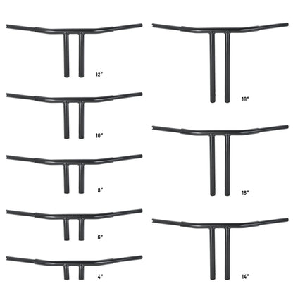 Handlebar T-Bar for Harley Softail - Sizes 4" to 18" Available