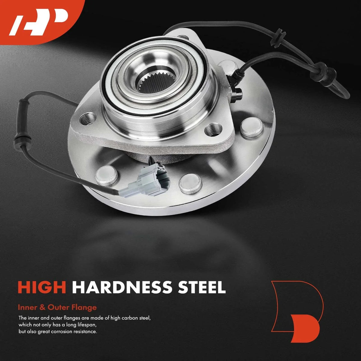 Front Hub & Bearing Assembly Set of 2 for Nissan Pathfinder 2004