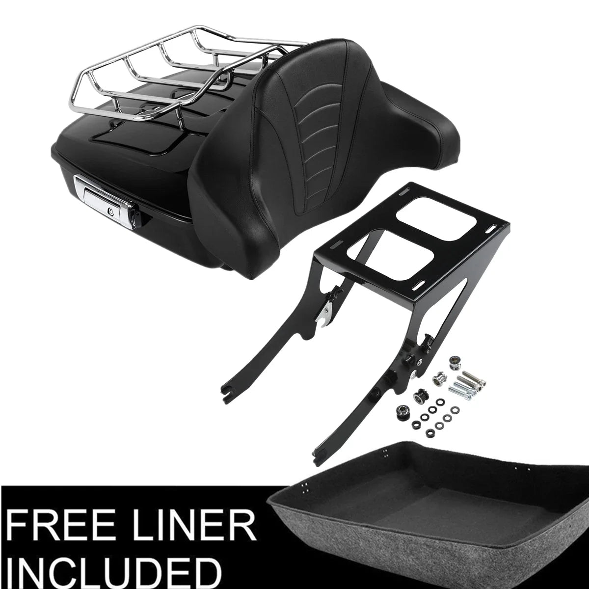 Chopped Trunk Mount Rack for Harley Deluxe 2018–Present