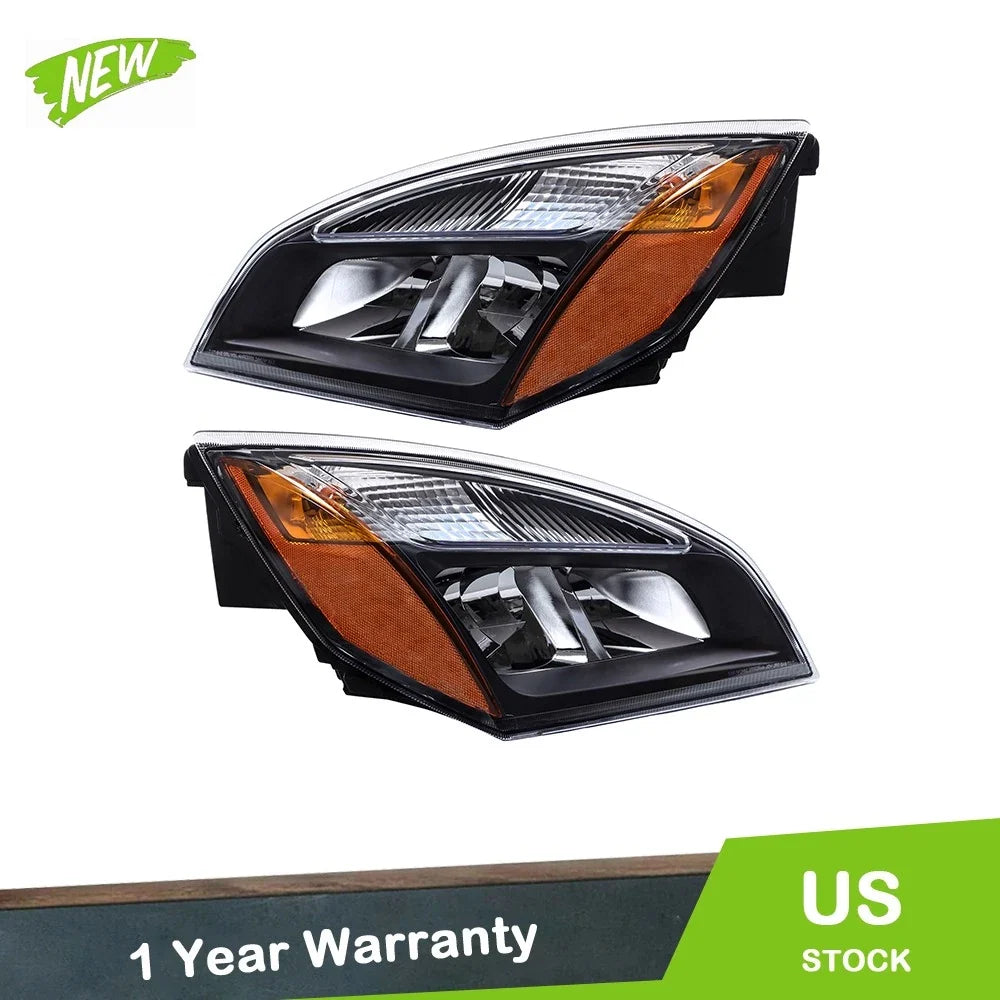 Set of 2 Halogen Headlights for Freightliner Cascadia (2018–2023)