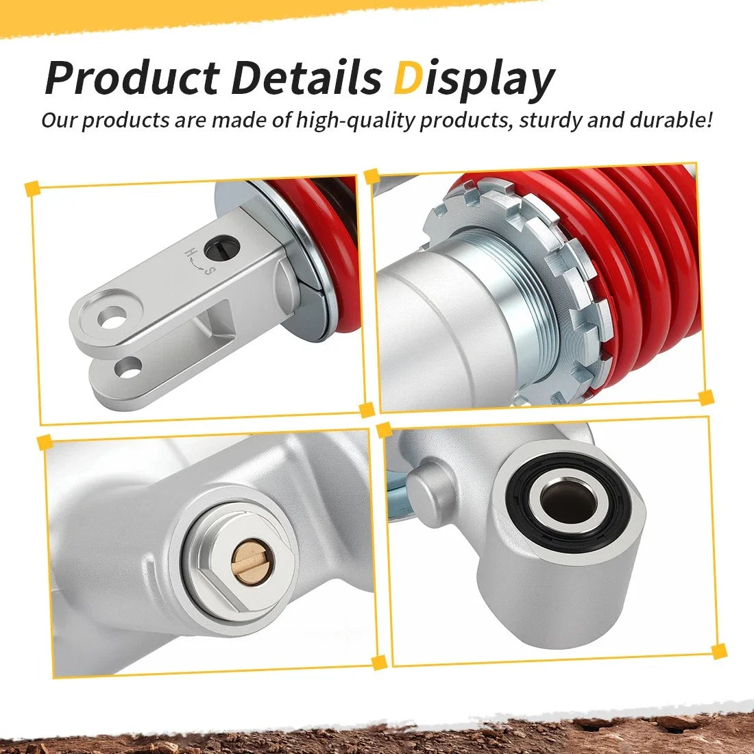 Adjustable Tool & Air Shocks for Suzuki Quadsport Z400 2003-2014 - Front/Rear