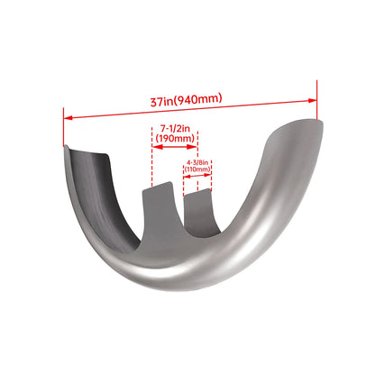 30" Wrap Around Front Fender for Harley Bagger Touring FLTR FLHT FLHR FLHX