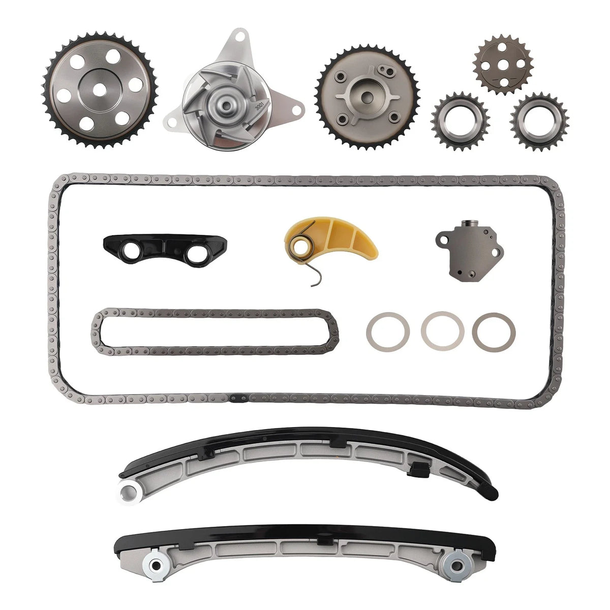 Timing Chain Kit with VVT Sprocket & Water Pump for Mazda 3 6 CX-7 (2007–2013)
