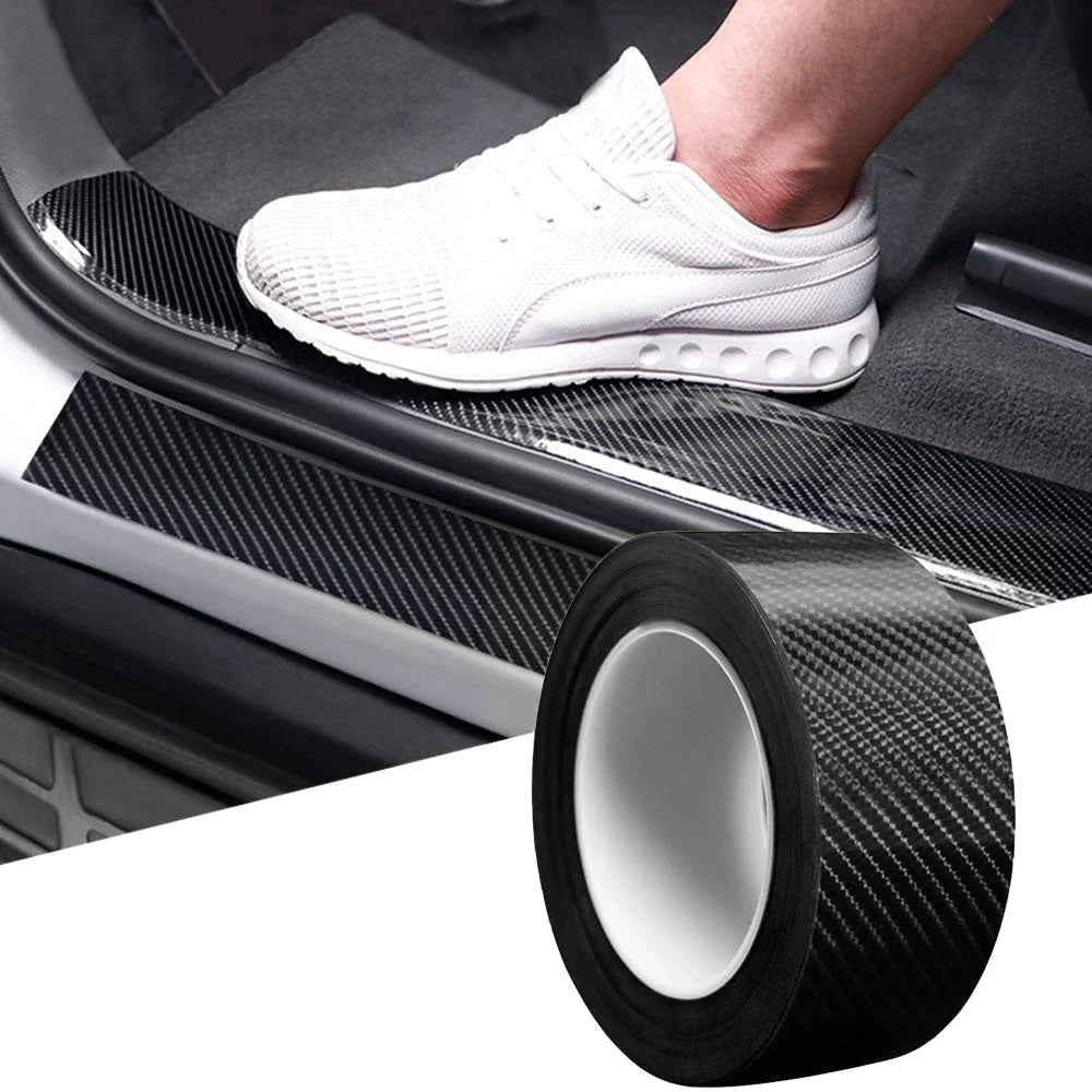 Scuff Sill Protector Cover (Carbon Fiber) for Toyota Hilux N70