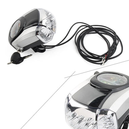 LED Headlight Key Switch Horn for 60V Harley Bike