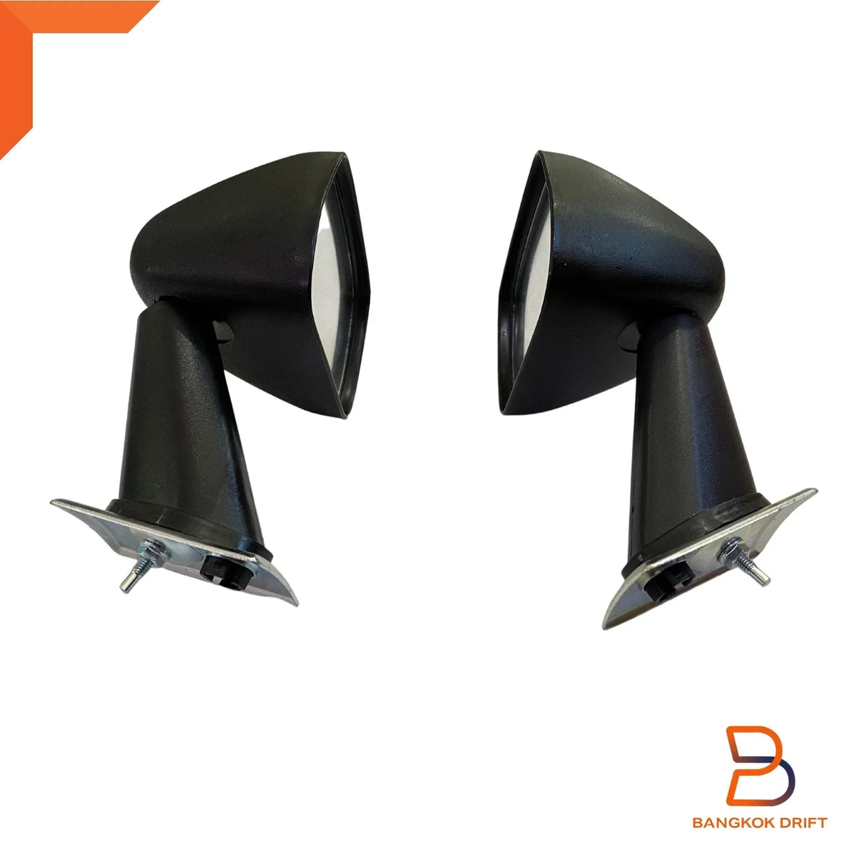 Black Wing Fender Mirrors for Honda Civic 1984-1991