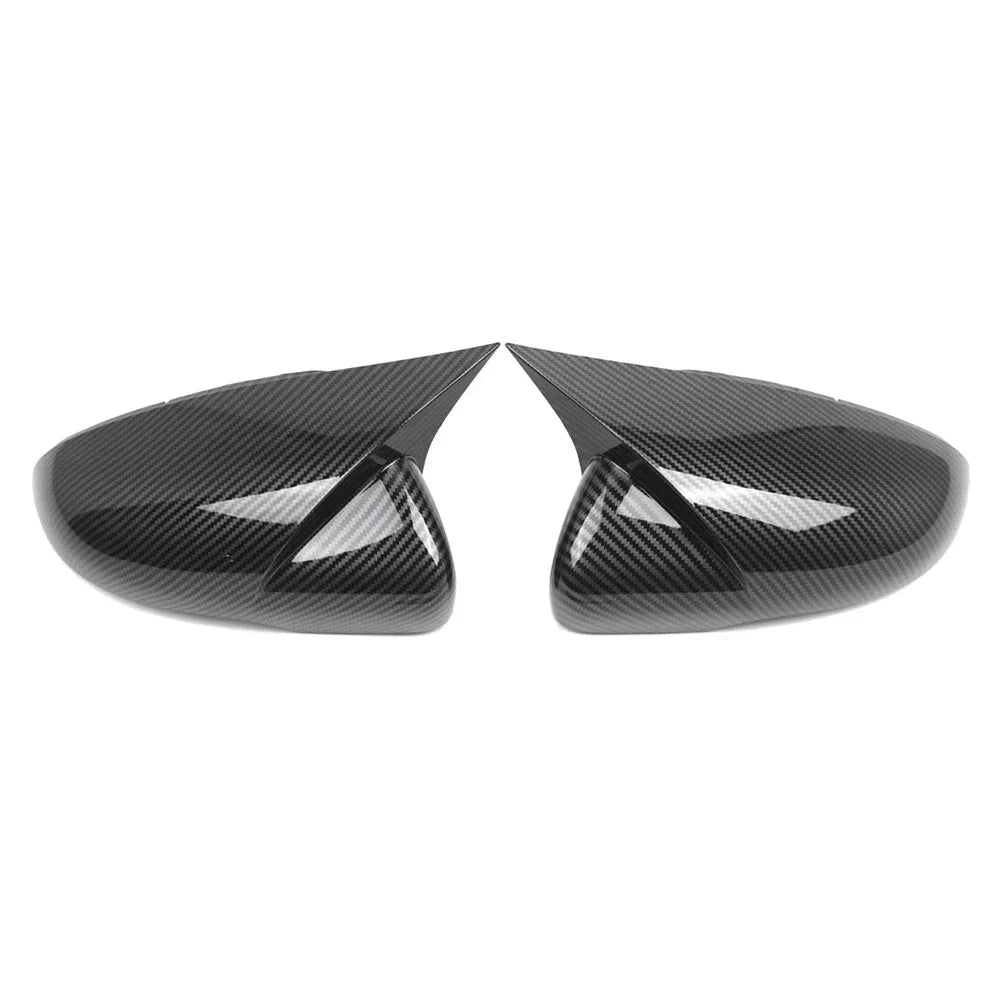 Carbon Fiber Black Side Mirror Caps for VW Golf MK6 2009-2013