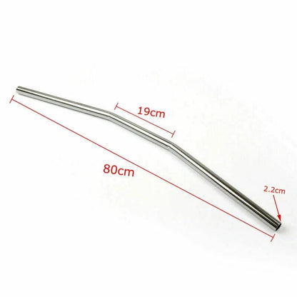 7/8" Chrome Handlebar for Honda CB GS XS (750–1100) Cafe Racer