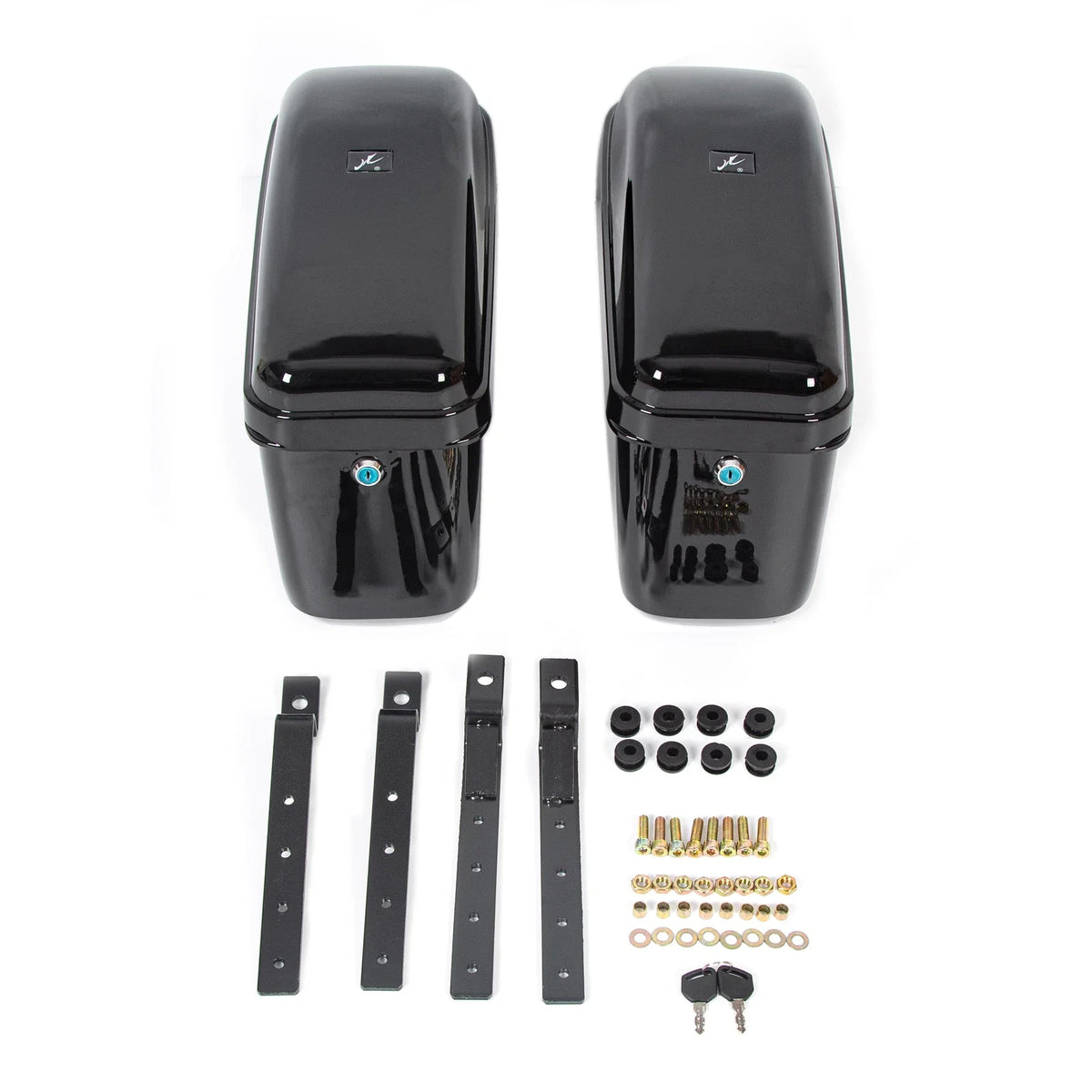 Hard Saddlebags for Harley Davidson Softail Dyna