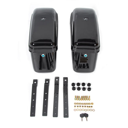 Hard Saddlebags for Harley Davidson Softail Dyna