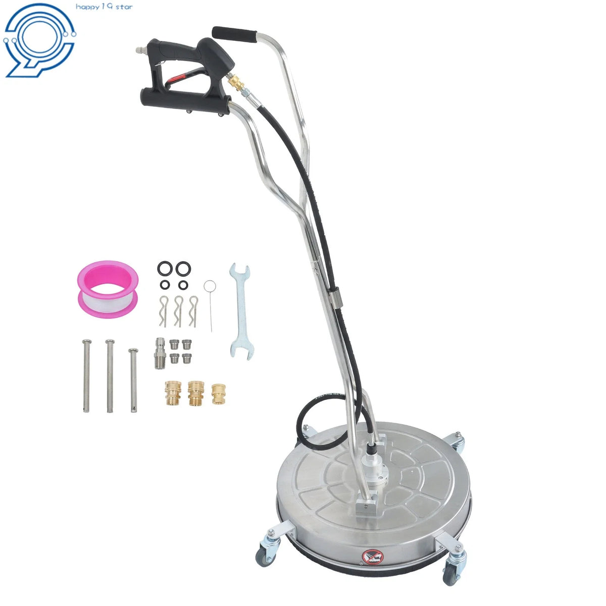 24" Pressure Washer Cleaner for Concrete & Patio Surfaces