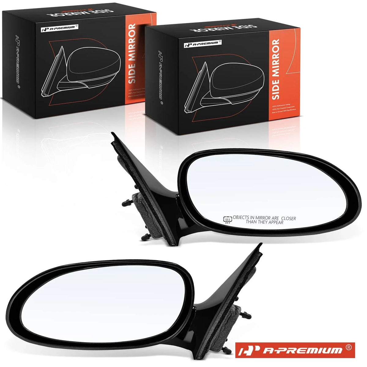 Power Mirrors Pair with Power Fold for Buick LaCrosse Allure (2005–2008)