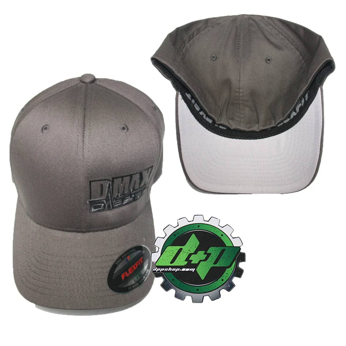 Duramax Hat Ball Cap Fitted Flex Fit Stretch Dmax Dark Gray (L/XL)