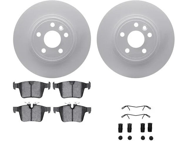 Rear Brake Pad and Rotor Kit for Jaguar E-Pace (2020) MJ692BC