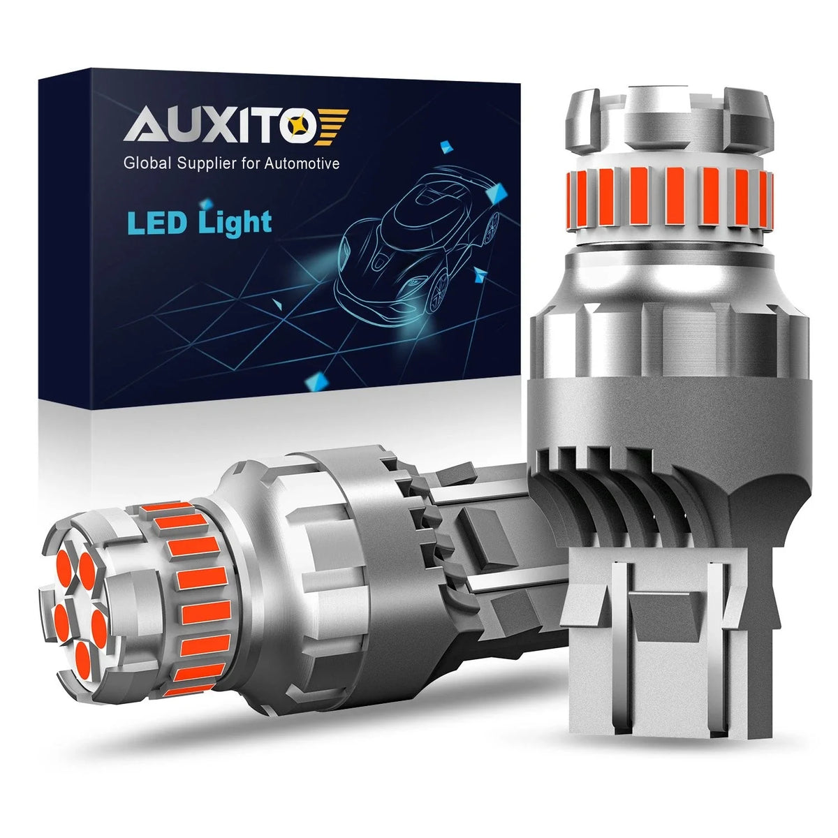 AUXITO 2X LED Front Turn Signal Bulbs 7443/7440 (No Hyper Flash)