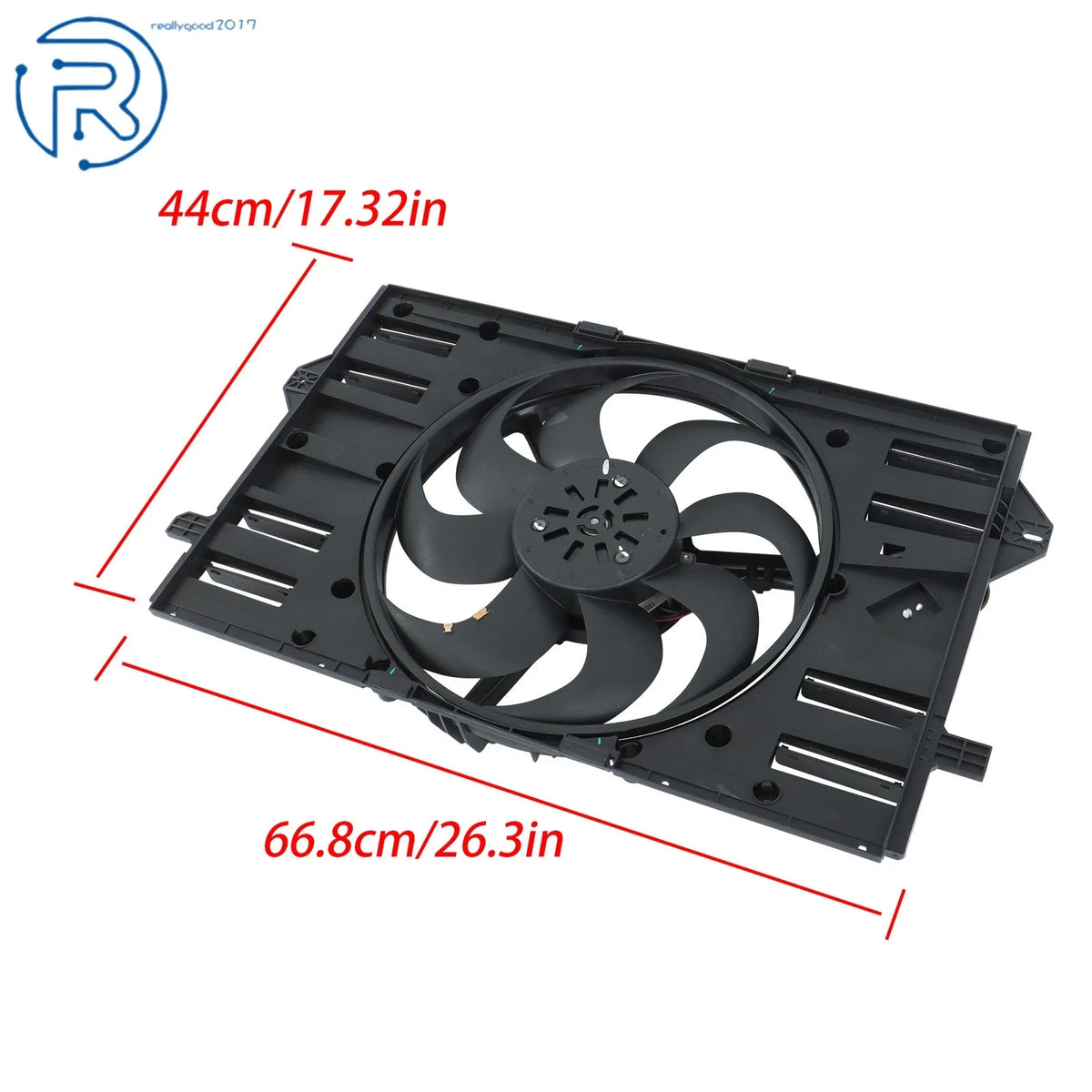 Radiator Cooling Fan Assembly with Shroud for Buick Envision (2017–2020) 23365567