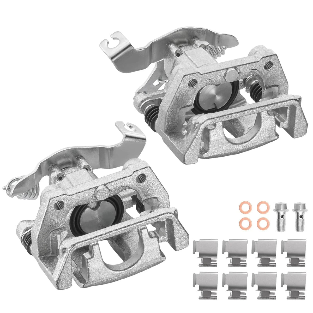 2 Rear Brake Calipers With Bracket for Ford Freestyle Five Hundred (2005–2009)