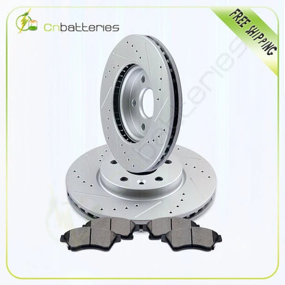 Front Brake Pads with Rotors for Chevrolet Cruze Limited (2016-2019)
