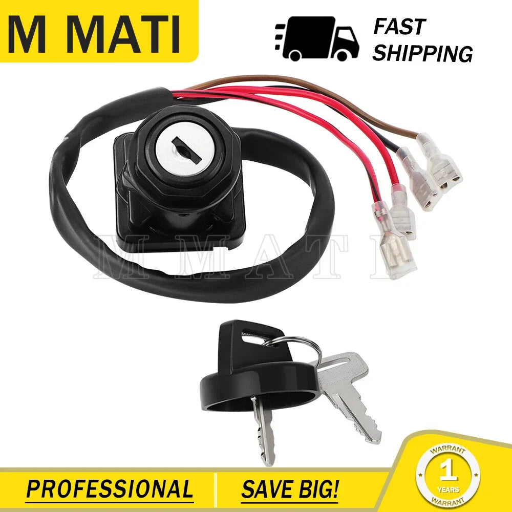 Ignition Key Switch for Polaris (4110140, 4110086)