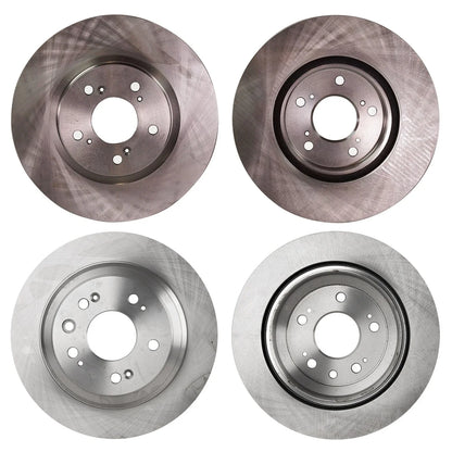 Front & Rear Disc Brake Rotors for 2005-2012 Acura RL