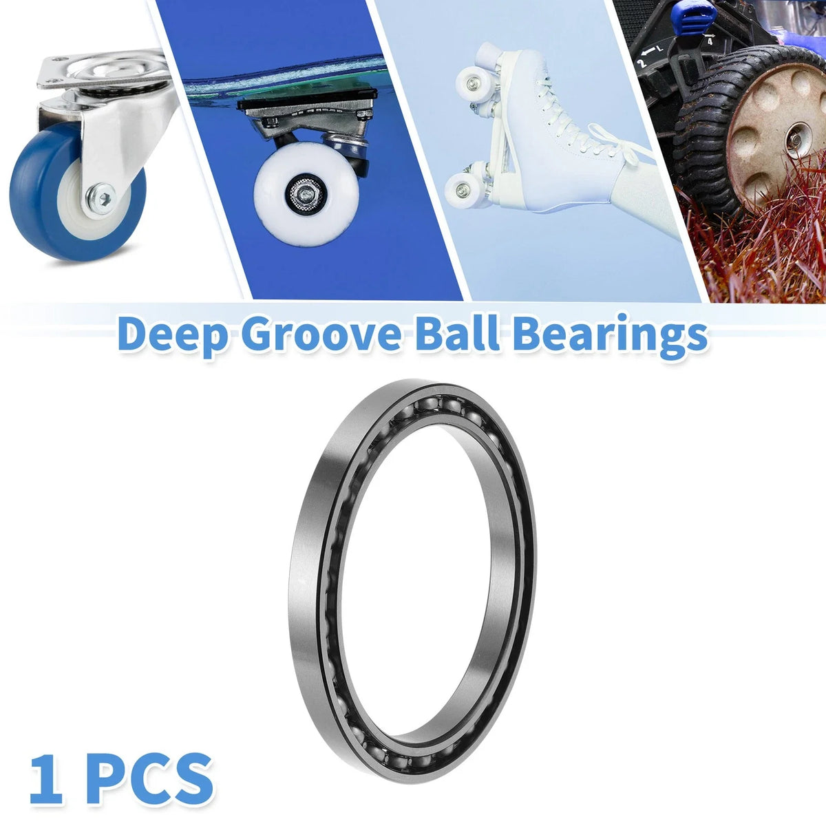 Deep Groove Ball Bearing 6819 for Scooter Skateboard Wheel (95x120x13mm)