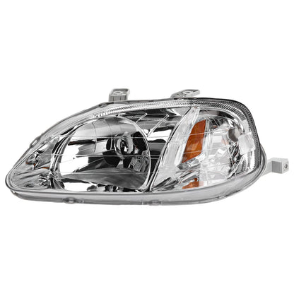 Left Headlight for Honda Civic (1999–2000) Halogen